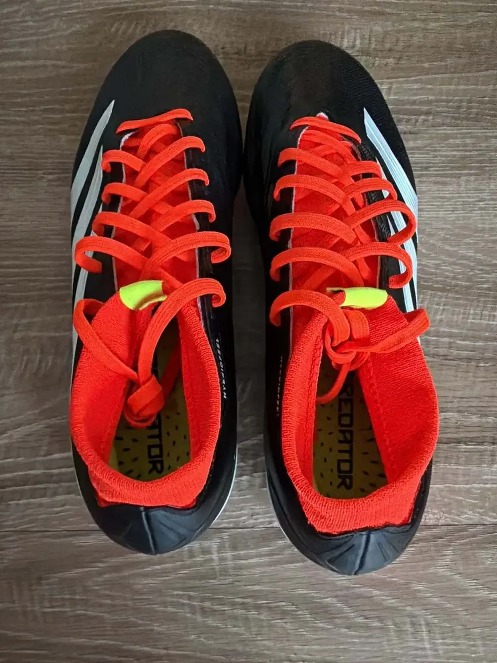 Adidas Men PREDATOR League SOCK FG Cleats Black Football Soccer GYM Spike IG7772